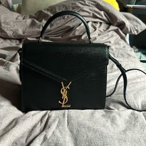 Saint Laurent Medium Monogram Cassandra Top Handle Bag